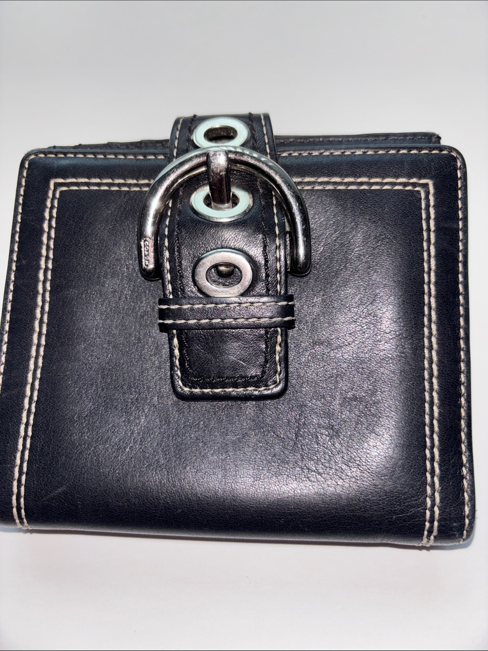 Coach Buckle Bifold Wallet